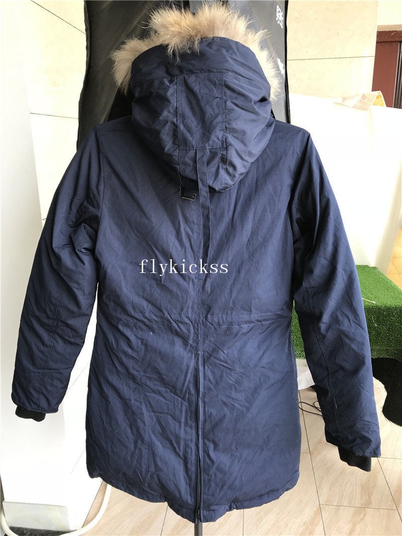 Canada Goose Long Dark Blue Coat